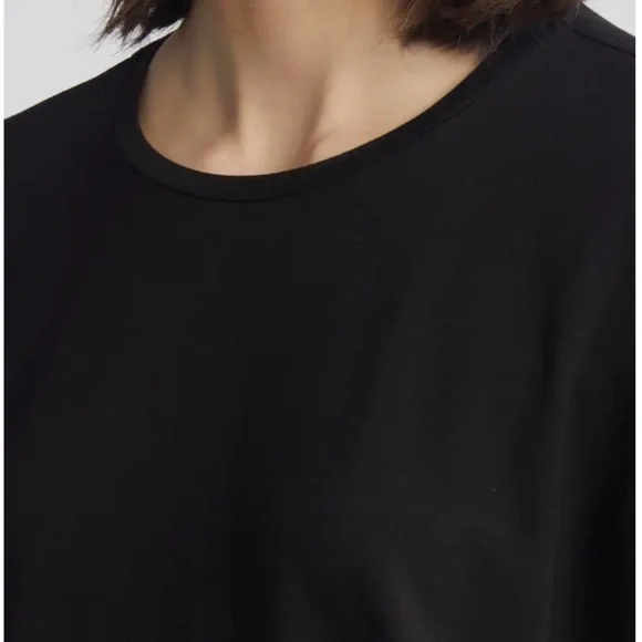 Eileen Fisher —Bateau Neck Boxy T-Shirt - Picture 9 of 9